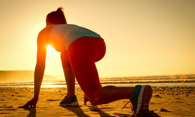 Fitness woman ready for running