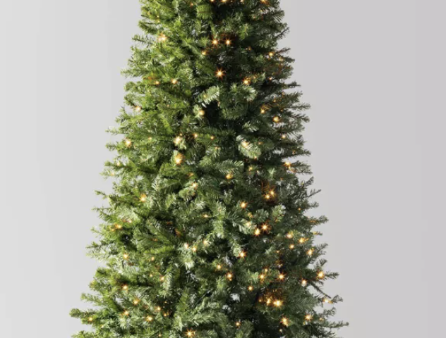 Pre-lit artificial Christmas Tree White LED Lights $75 was <strike>$150</strike>