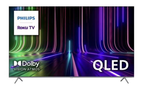 Philips 75″ QLED 4K UHD Roku TV with 3-Year Coverage $499