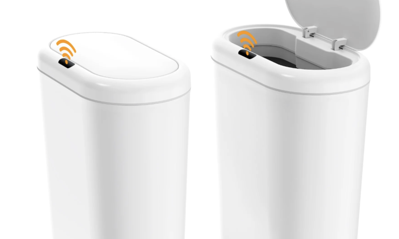 Automatic Sensor Trash Can with Lid $29 was $100