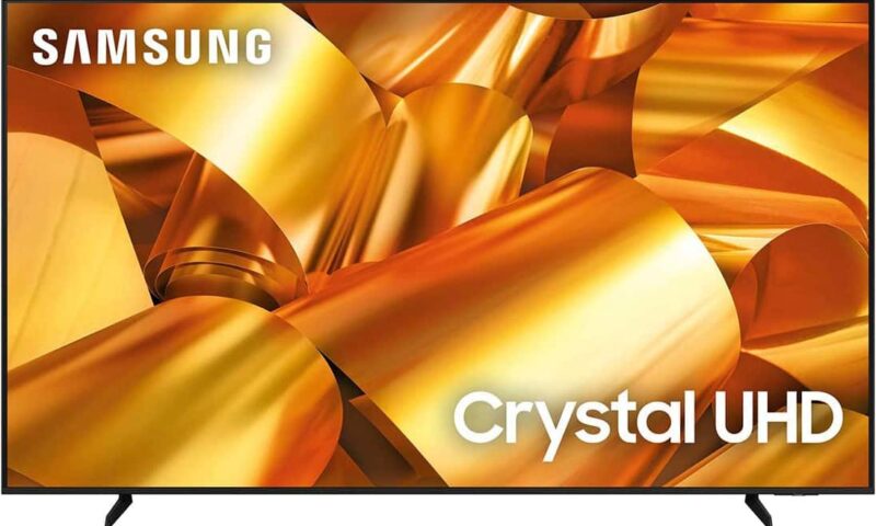 Samsung – 75 Class DU6950 Series Crystal UHD 4K Smart Tizen TV (2024) (was $549.9) now-> $479.9