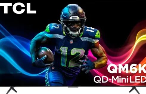 TCL –  55 QM6K Series 4K UHD HDR QD Mini LED Smart TV with Google TV (2025) (was $800.0) now-> $499.9