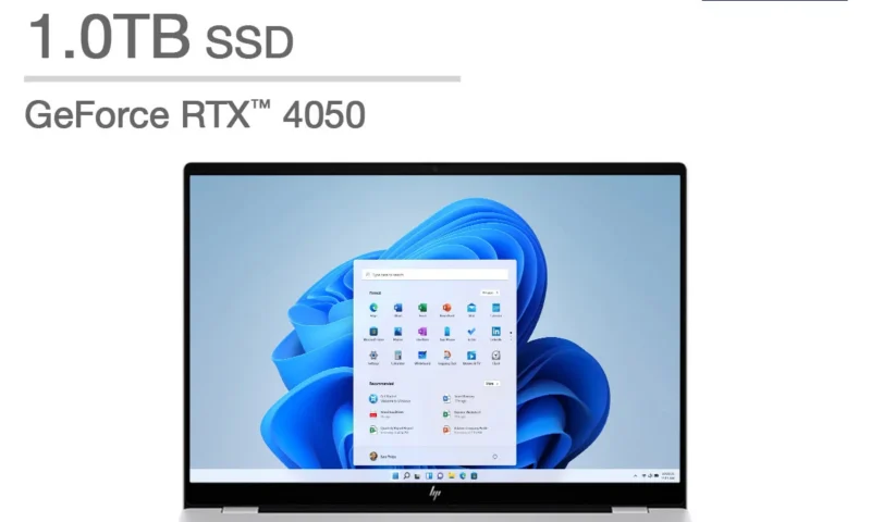 HP OmniBook 7 16 Touchscreen Laptop – Intel Core Ultra 7255H – GeForce RTX 4050 – 2K OLED 120Hz – 32GB Memory – 1TB SSD – Windows 11 Home price was $1099.97