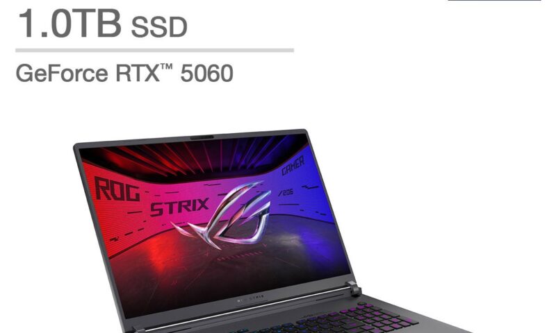 ASUS ROG Strix G18 18 Gaming Laptop – Intel Core Ultra 9 Processor 275HX – GeForce RTX 5060  2.5K 240Hz/3ms Nebula Display – 32GB RAM  1TB SSD  Windows 11 price was $1999.99 $1599.99