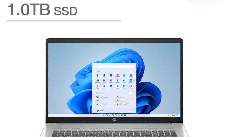 HP 17.3 Touchscreen Laptop – Intel Core Ultra 7 255U – HD+ (1600 x 900) – 16GB Memory – 1TB SSD – Windows 11 Home price was $899.99 $699.99