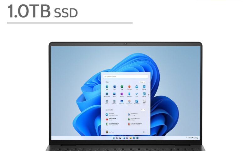 Dell 16 Touchscreen Laptop – 16.0 FHD+ 1920×1200 Touchscreen – Ryzen 7 250 – 16GB RAM – 1TB SSD – Windows 11 Home – Carbon Black price was $649.99 $549.99